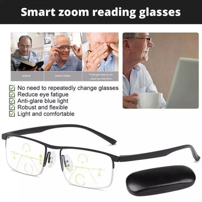 Orvyron™ Auto-Focus Reading Glasses – One Pair Adjusts to Your Prescription Needs for Reading, Screens & Everyday Use