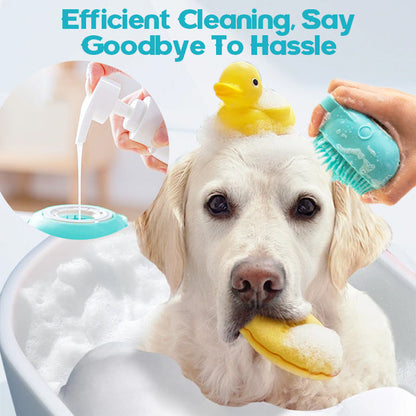 Orvyron 2-in-1 Soft Silicone Pet Bath & Massage Brush🐾✨