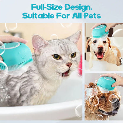 Orvyron 2-in-1 Soft Silicone Pet Bath & Massage Brush🐾✨
