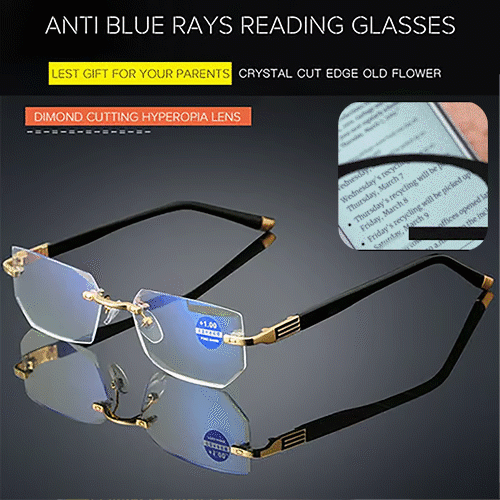👓Sapphire high hardness anti-blue progressive Far And Near Dual-Use Reading Glasses